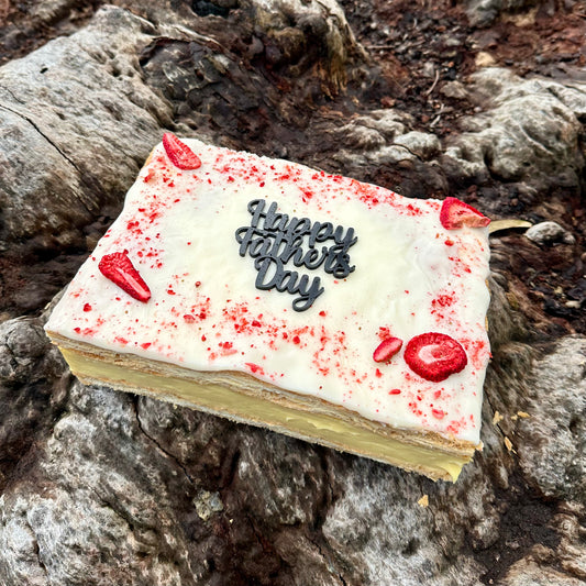 Vanilla Slice 1/2 Slab - Pick Up Mount Gambier Farmers Market Only