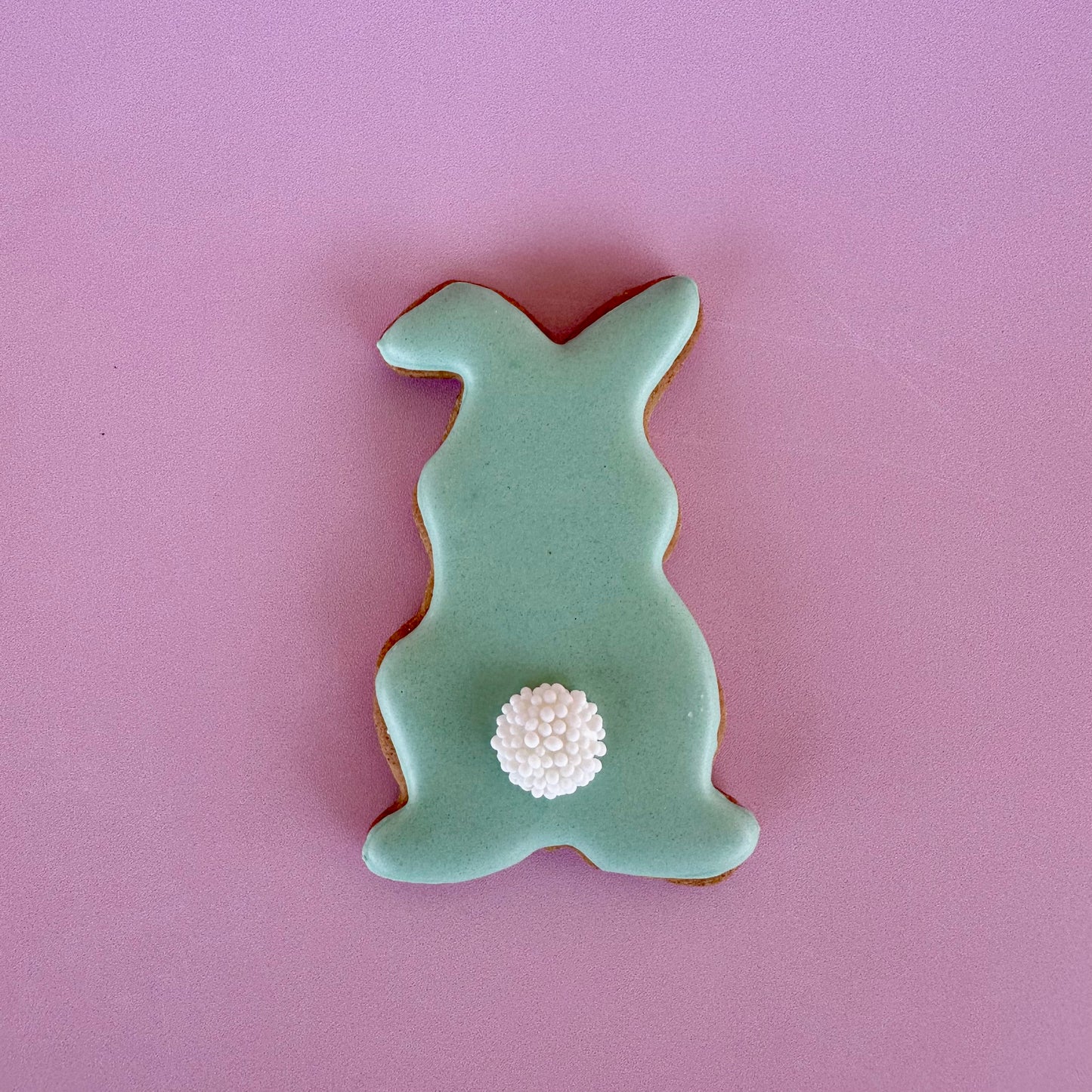 Decorated Bunny Cookie - Green