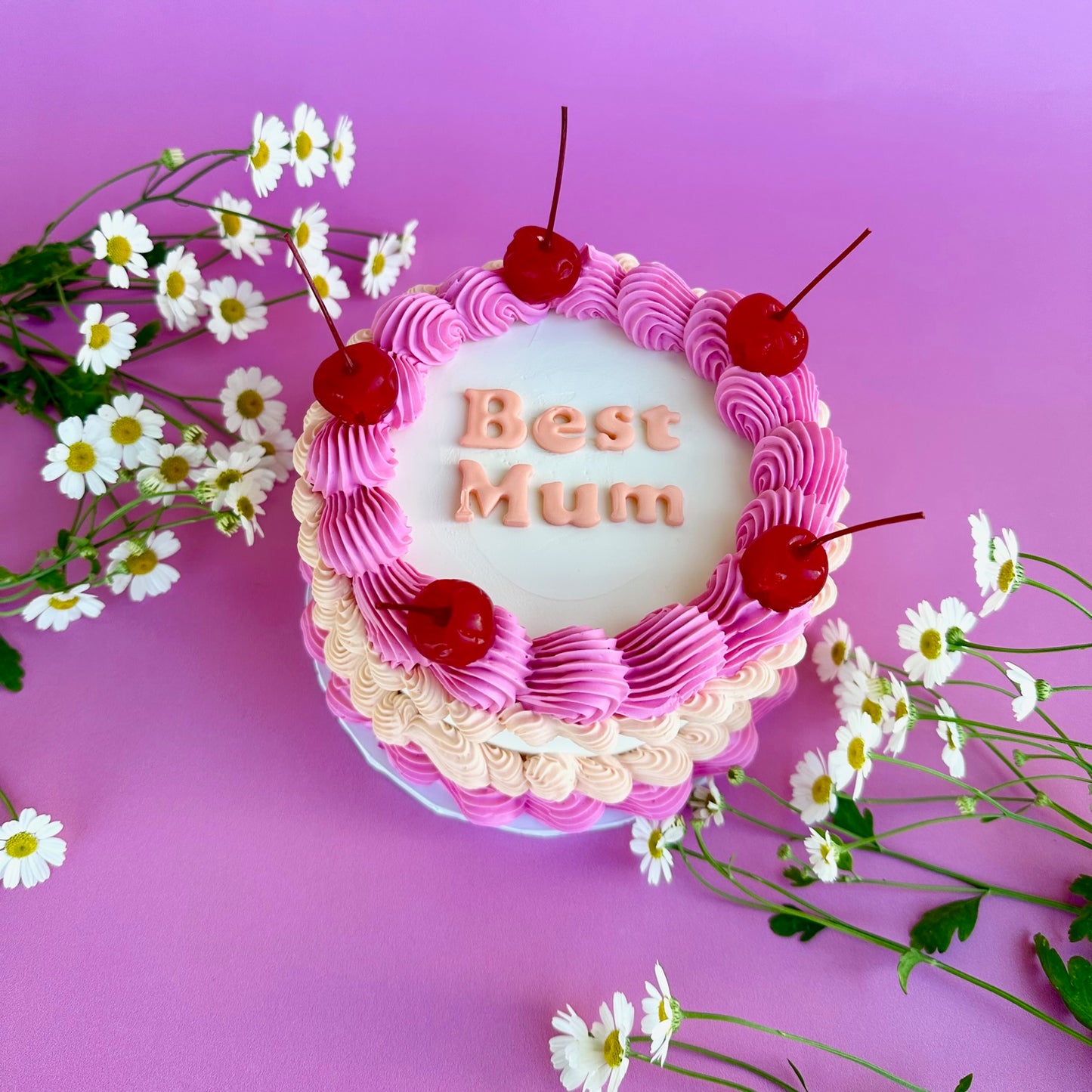 Mini Mother's Day Retro Cake
