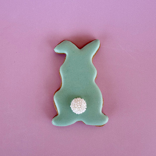 Decorated Bunny Cookie - Green